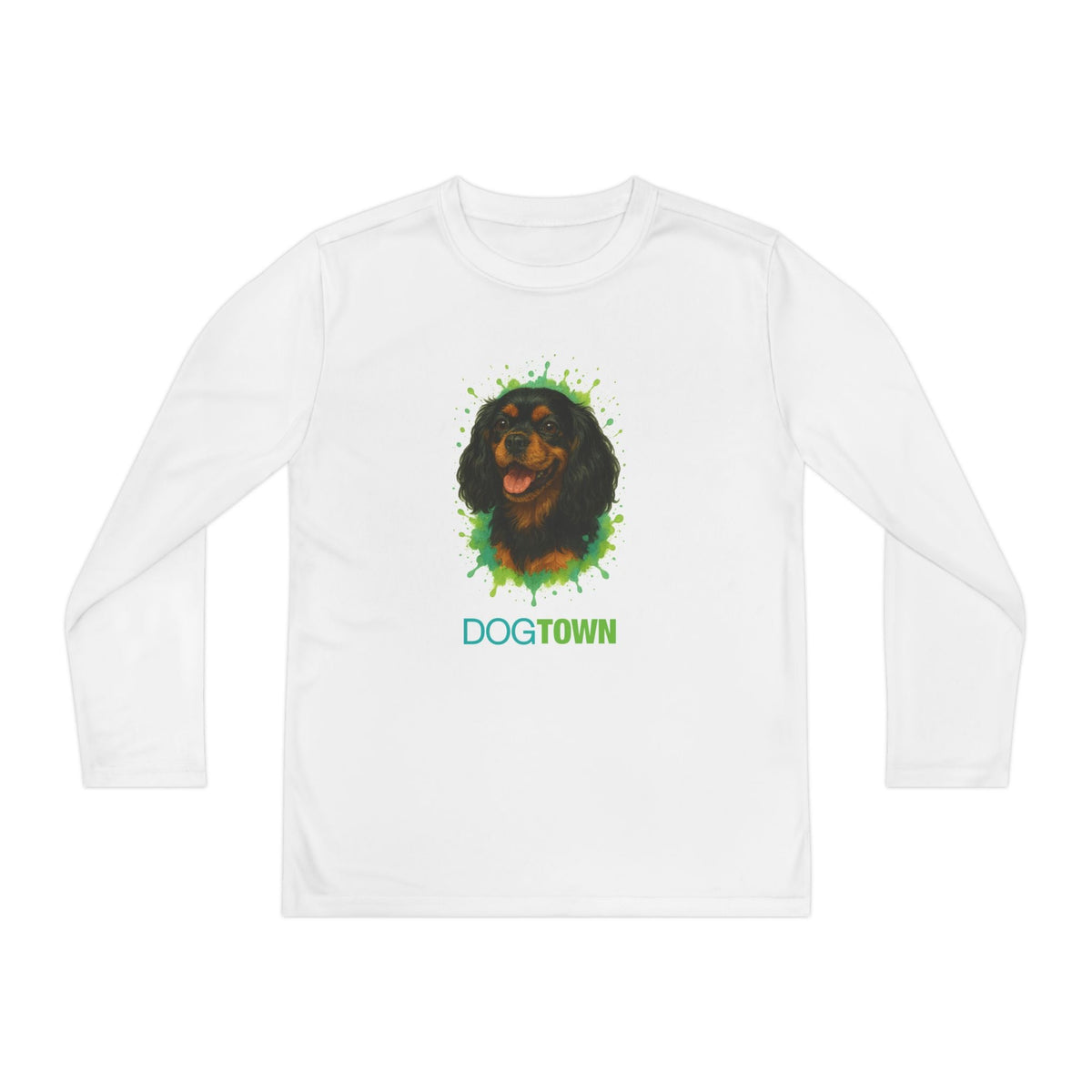 Kids Cavalier King Charles Spaniel Long Sleeve Tee