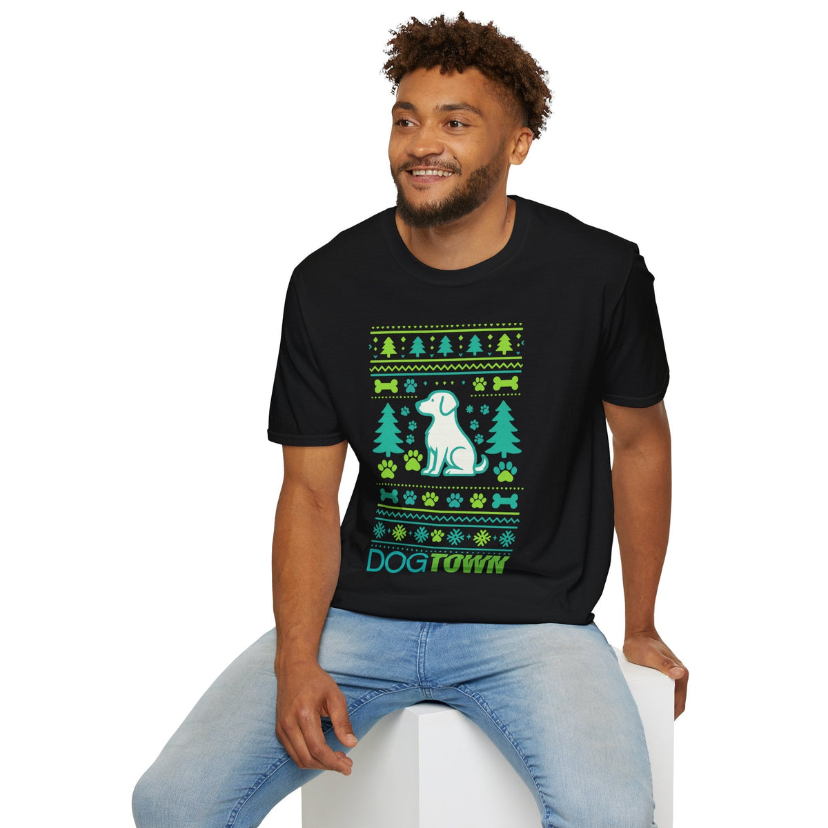 Dogtown Unisex Holiday Ugly 2025 Graphic T-Shirt