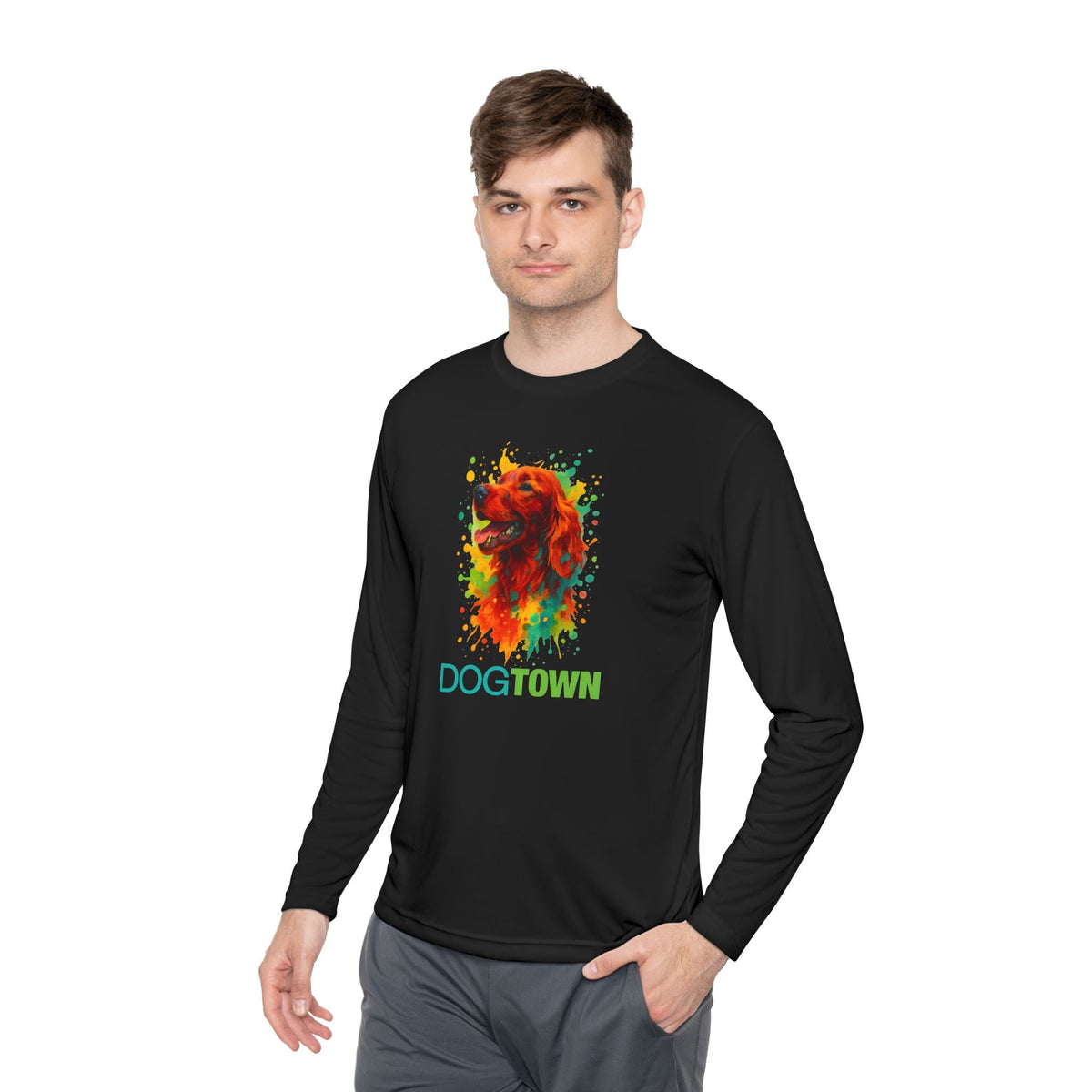 Dogtown Unisex Irish Setter Sport Long Sleeve Tee