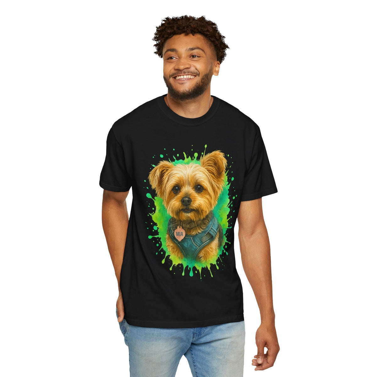Dogtown Mia Dog Portrait Graphic T-Shirt