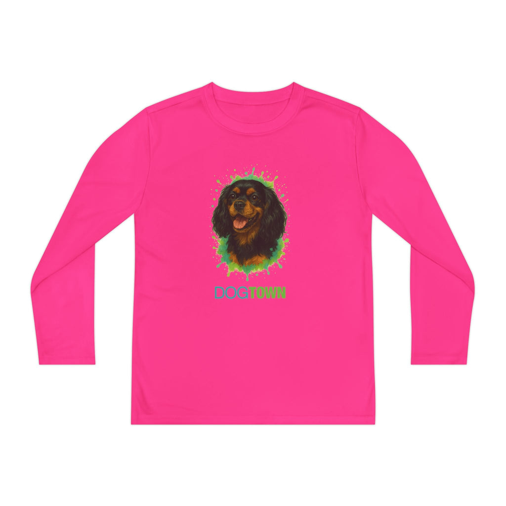 Kids Cavalier King Charles Spaniel Long Sleeve Tee