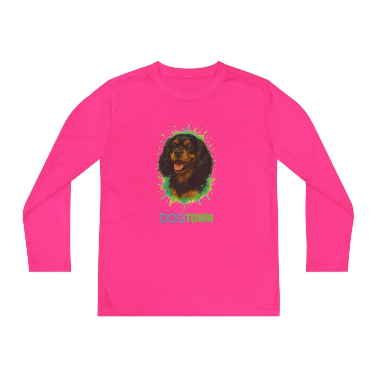 Kids Cavalier King Charles Spaniel Long Sleeve Tee