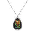 Dogtown Oval York Pendant Necklace Silver