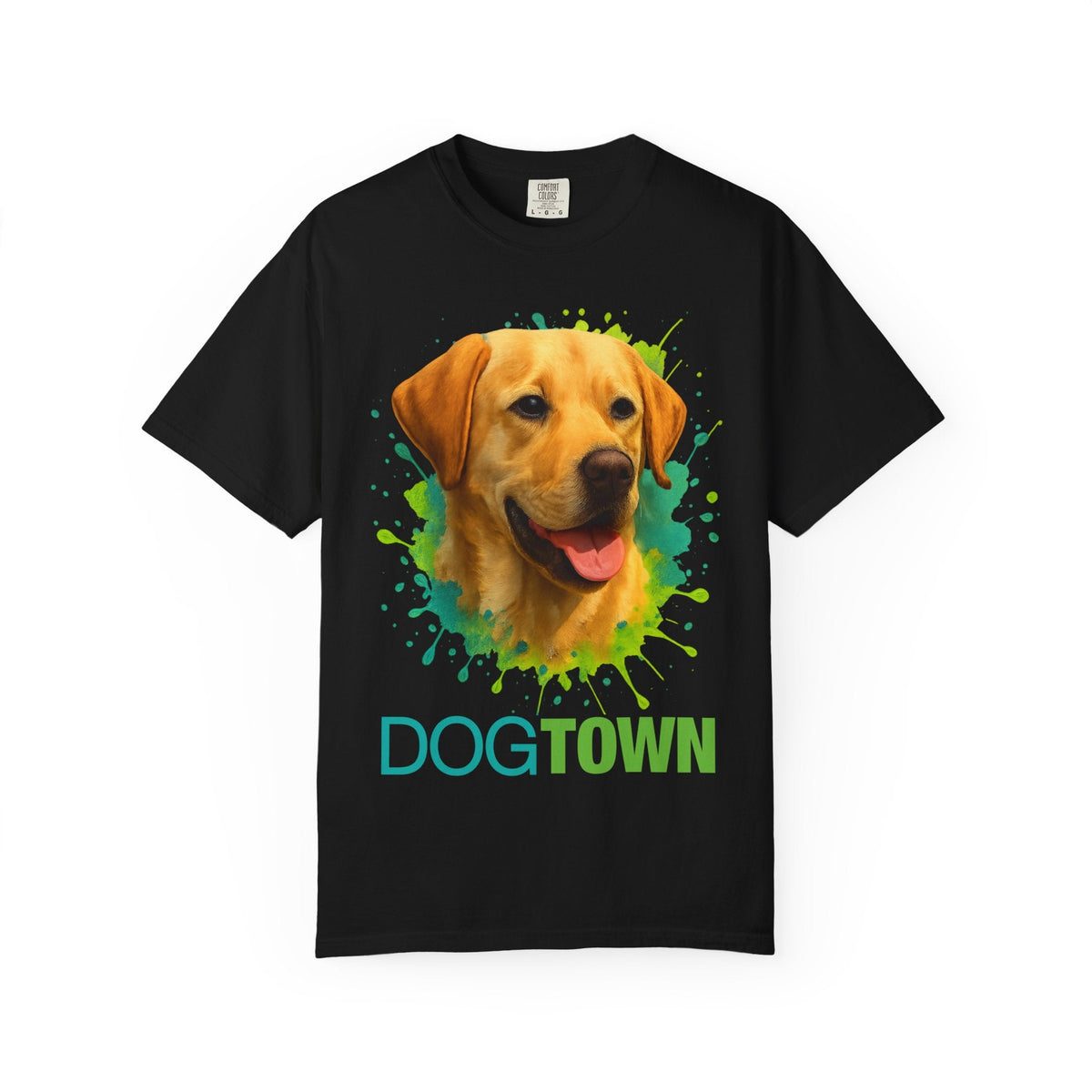 Dogtown Yellow Lab Portrait Graphic T-Shirt
