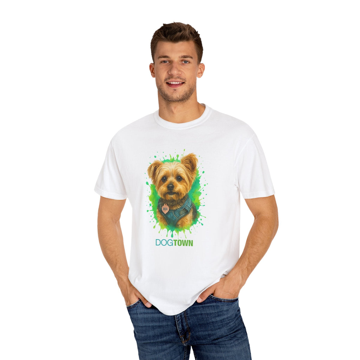 Dogtown Mia Dog Portrait Graphic T-Shirt