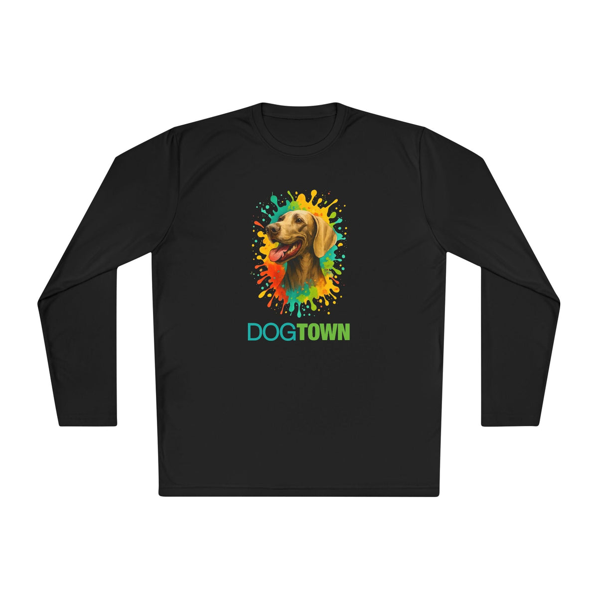 Dogtown Weimaraner Dog Breed Sport Long Sleeve T-Shirt