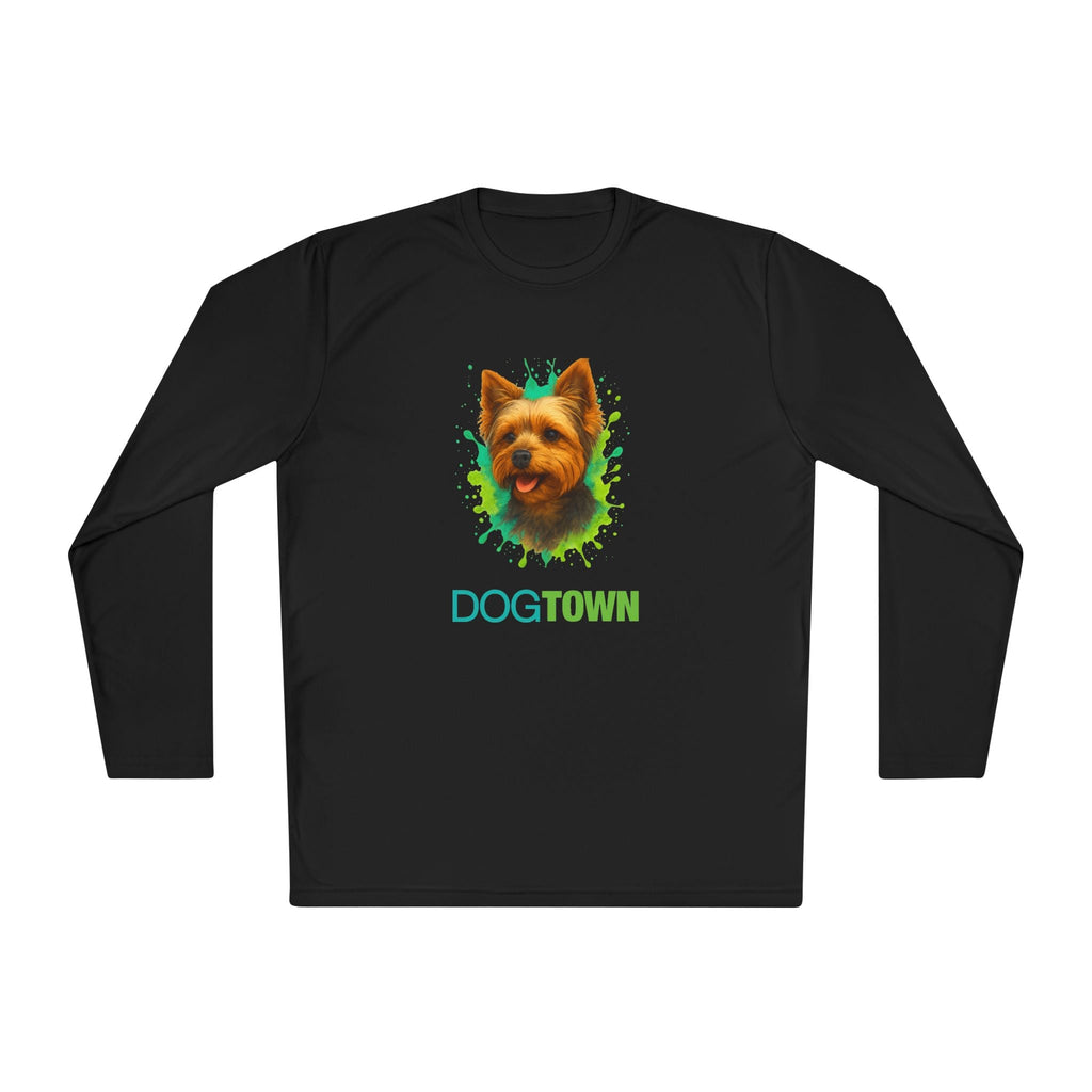 Dogtown Yorkie Dog Breed Sport Long Sleeve T-Shirt