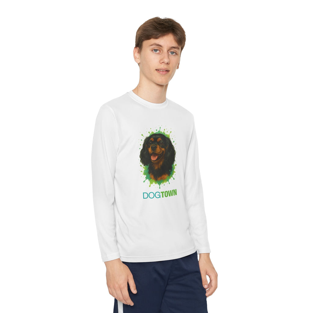 Kids Cavalier King Charles Spaniel Long Sleeve Tee