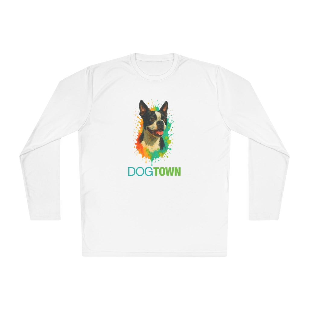Dogtown Boston Terrier Dog Breed Sport Long Sleeve T-Shirt