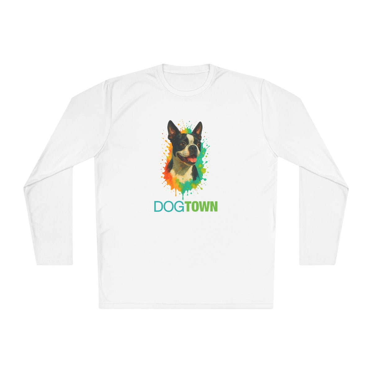 Dogtown Boston Terrier Dog Breed Sport Long Sleeve T-Shirt