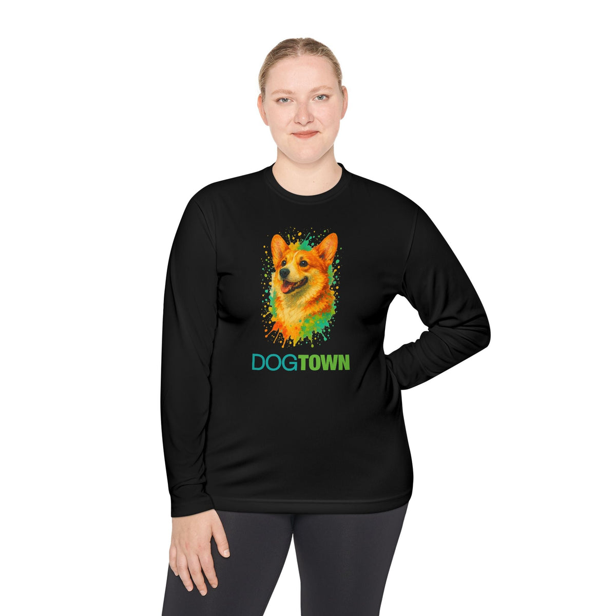 Unisex Corgi Sport Long Sleeve Tee