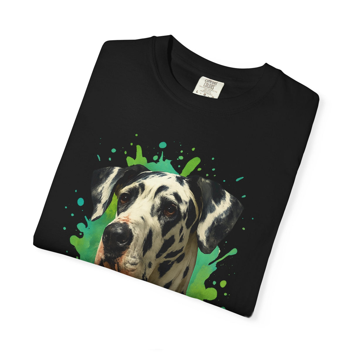 Dogtown Unisex Great Dane Harlequin Garment-Dyed T-Shirt