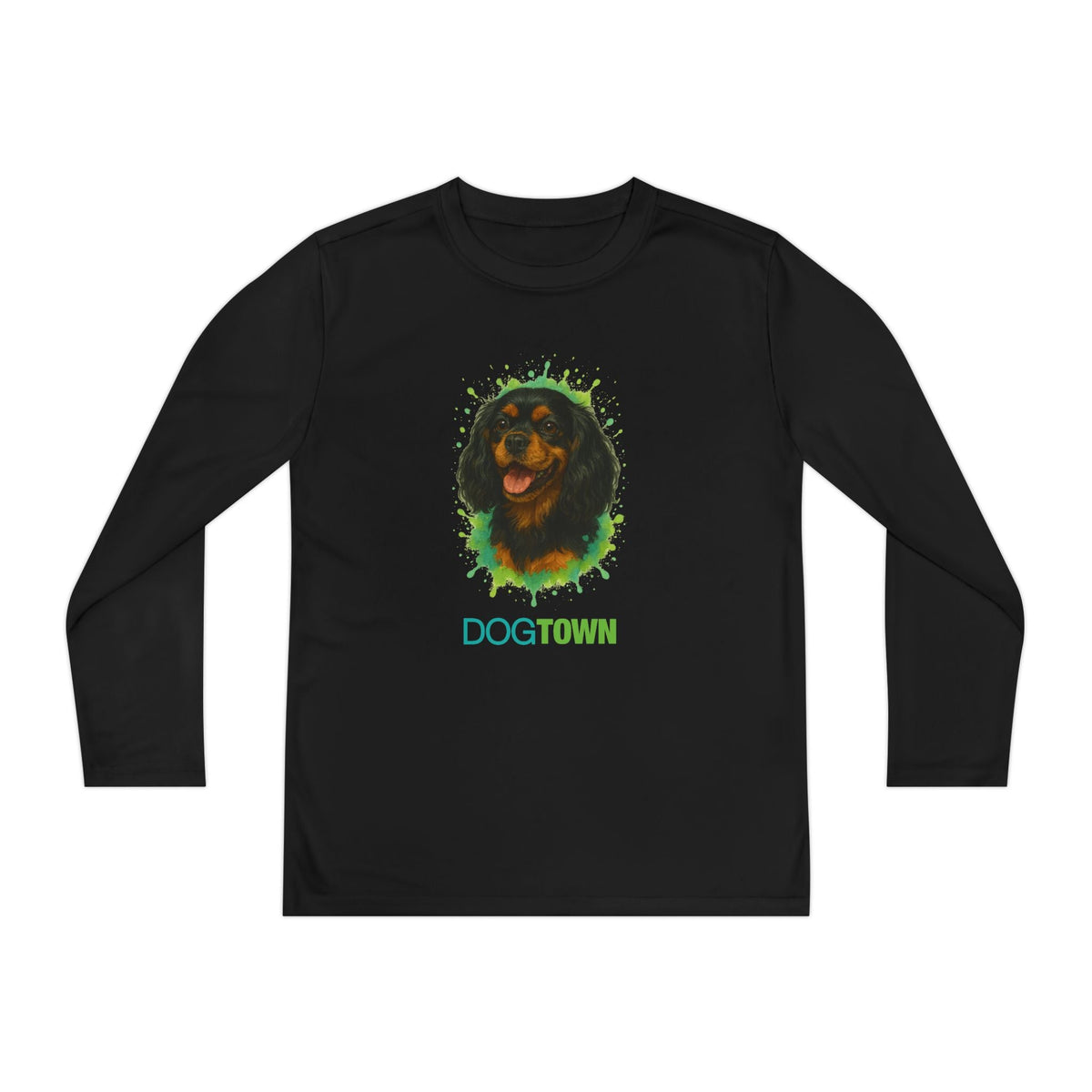 Kids Cavalier King Charles Spaniel Long Sleeve Tee