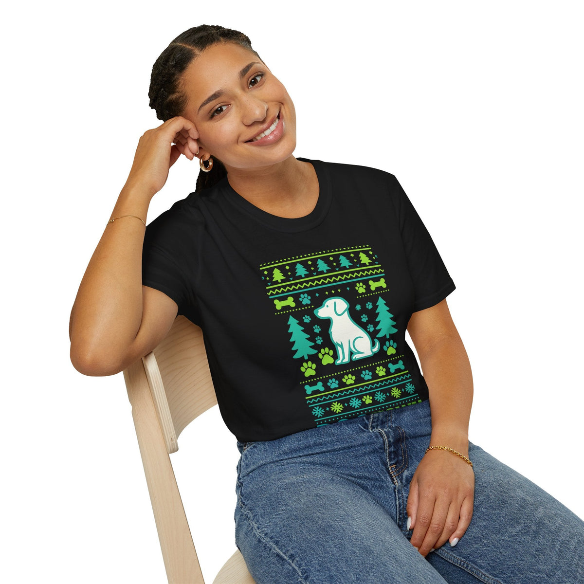 Dogtown Unisex Holiday Ugly 2025 Graphic T-Shirt