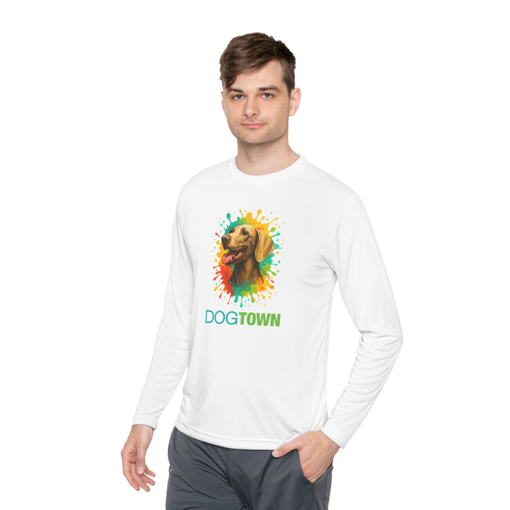 Dogtown Weimaraner Dog Breed Sport Long Sleeve T-Shirt