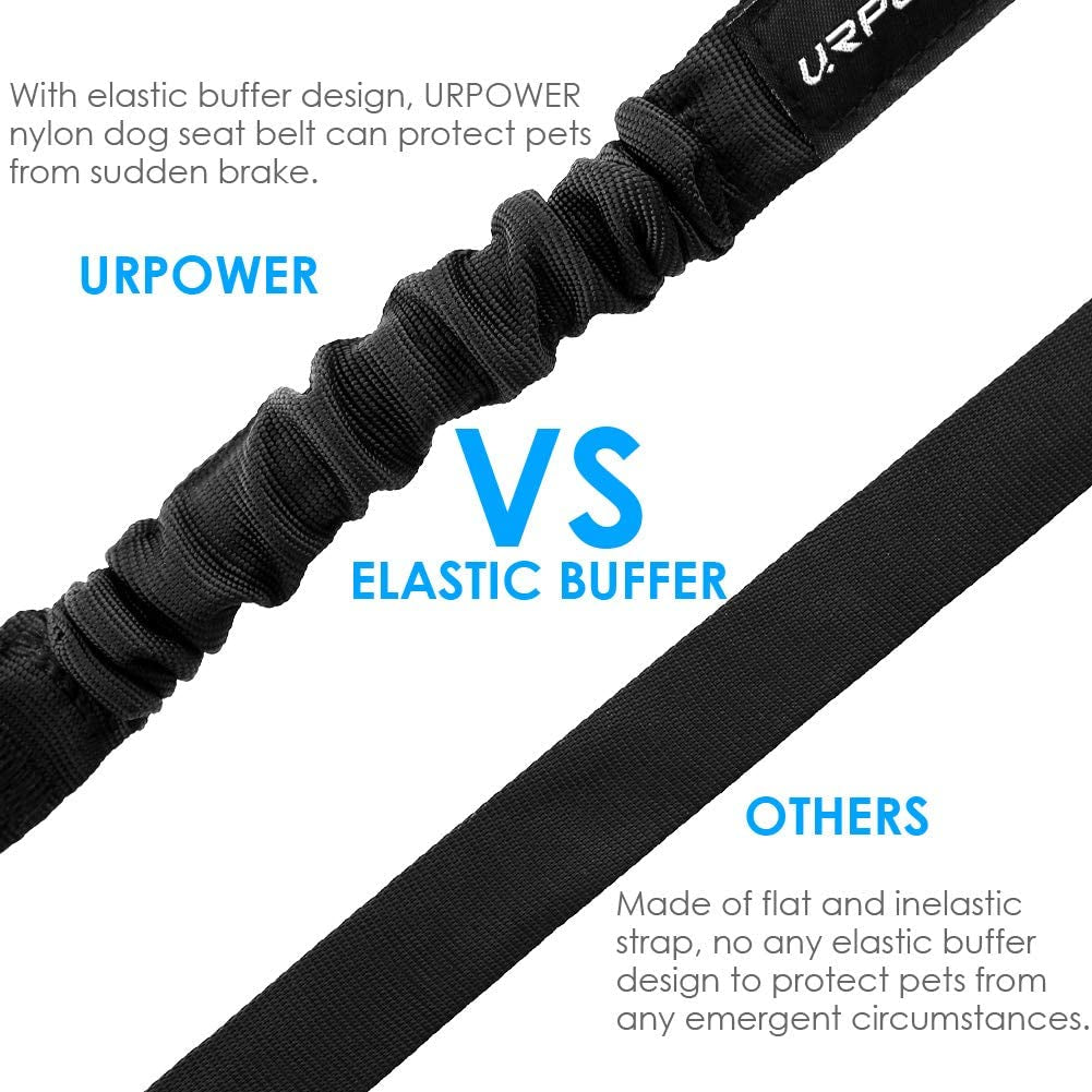 URPOWER Adjustable Dog Car Seat Belt 2 Pack