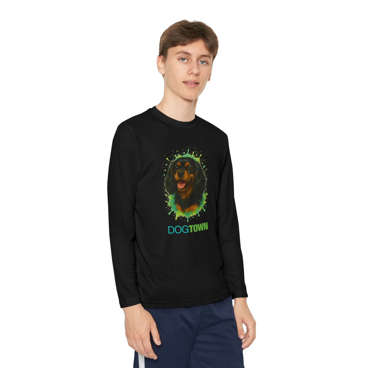Kids Cavalier King Charles Spaniel Long Sleeve Tee