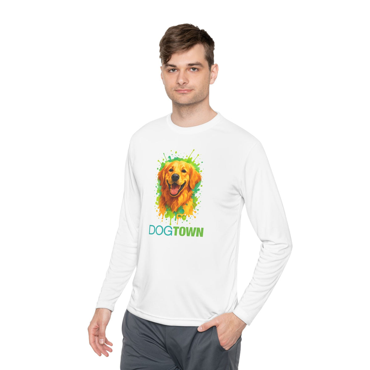 Dogtown Gear Golden Retriever Sport Long Sleeve Tee