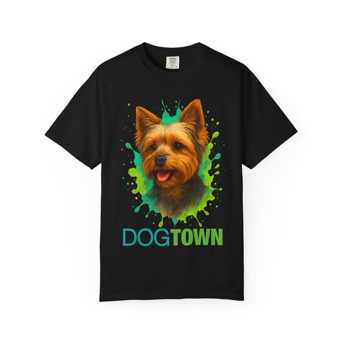 Unisex Yorkie Garment-Dyed Graphic T-Shirt