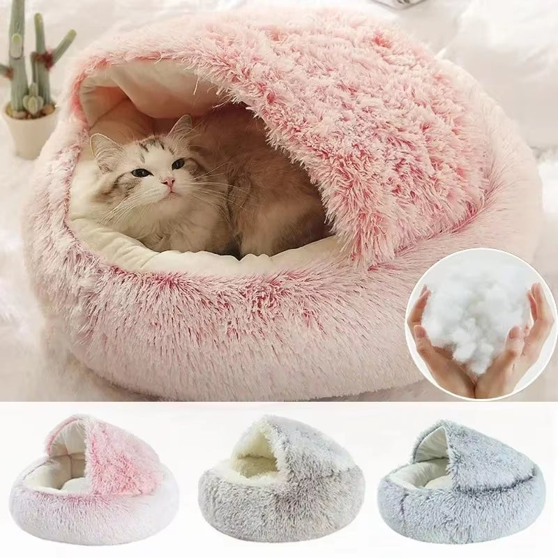 Dogtown Gear Soft Plush Pet Bed Nest With Cover