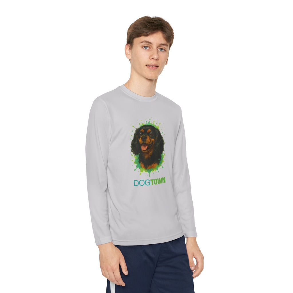 Kids Cavalier King Charles Spaniel Long Sleeve Tee