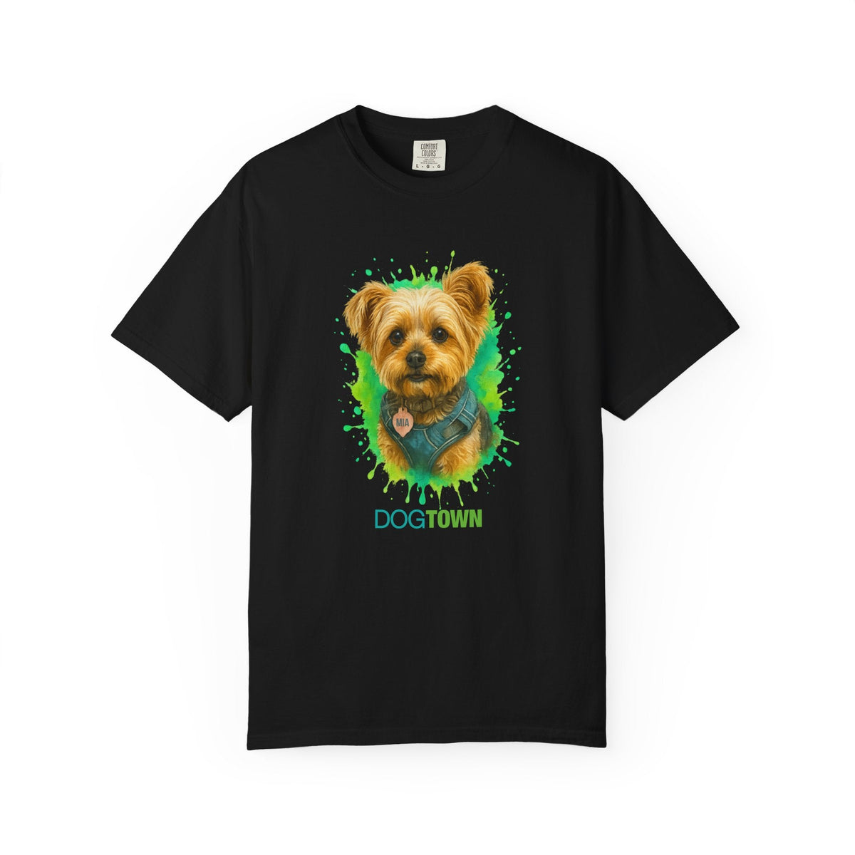 Dogtown Mia Dog Portrait Graphic T-Shirt