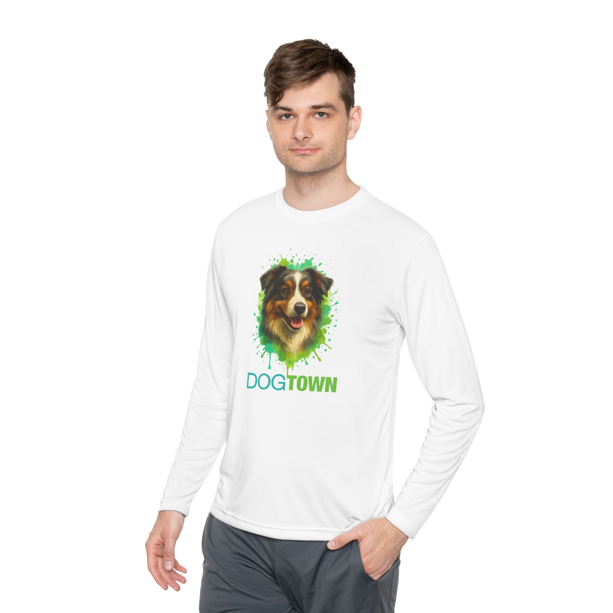 Unisex Australian Shepherd Sport Long Sleeve Tee