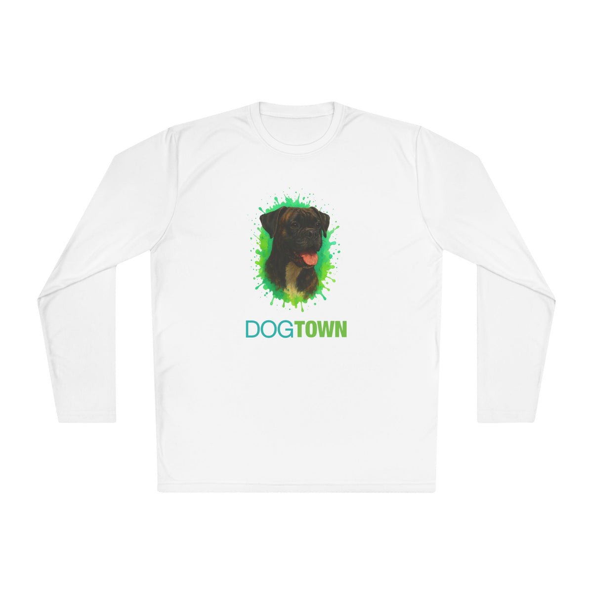 Unisex Sport Long Sleeve Tee Brindle Boxer