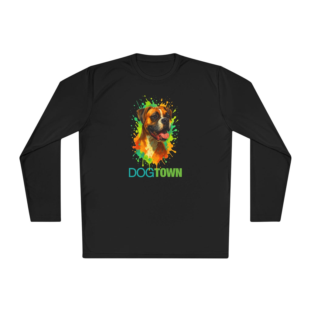 Dogtown Unisex Breed Collection Fawn Boxer Graphic Sport Long Sleeve Tee