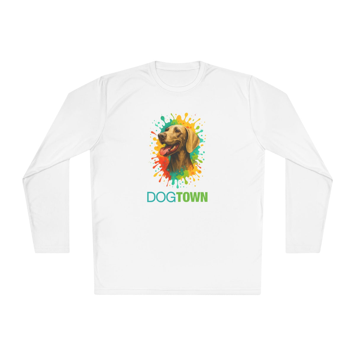 Dogtown Weimaraner Dog Breed Sport Long Sleeve T-Shirt