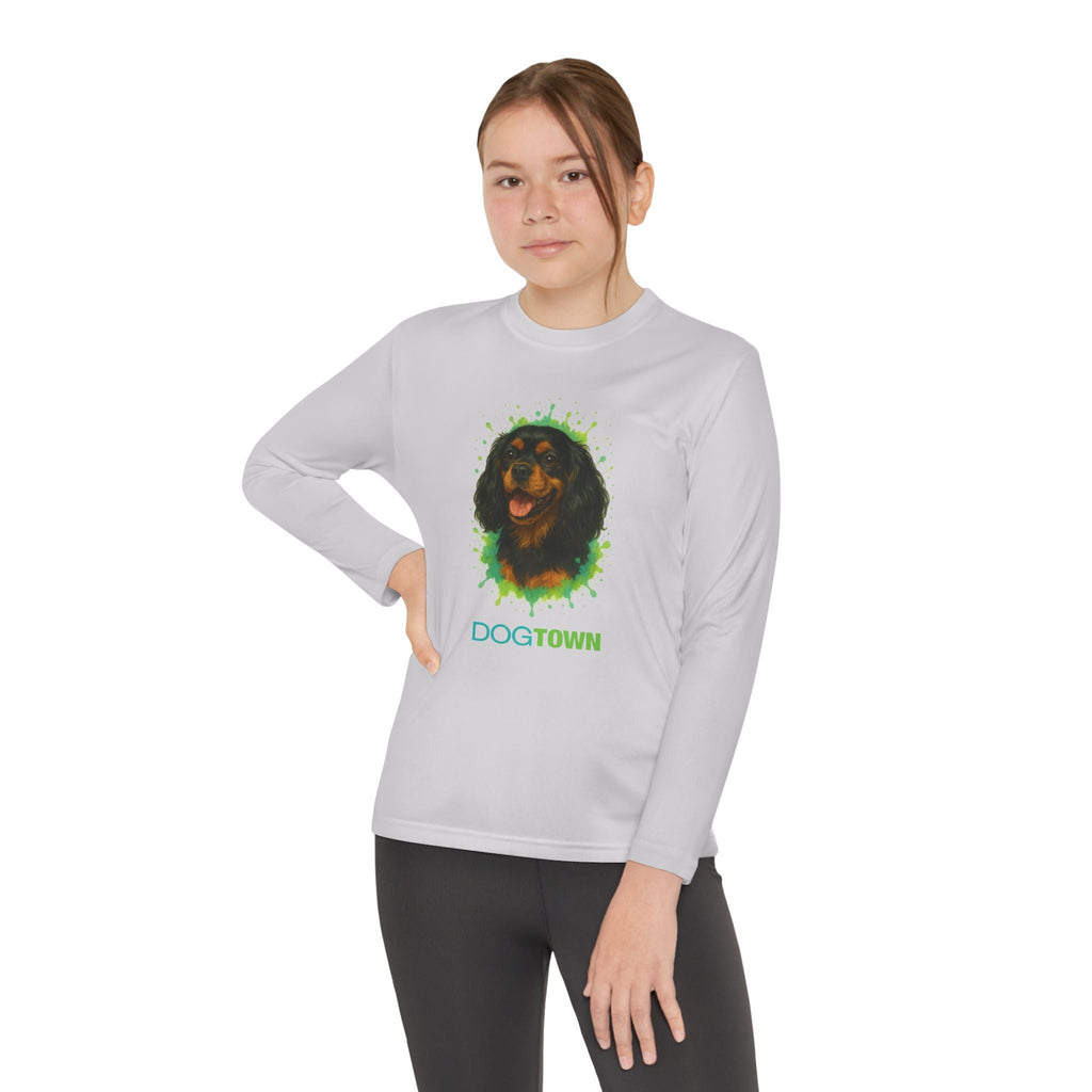 Kids Cavalier King Charles Spaniel Long Sleeve Tee