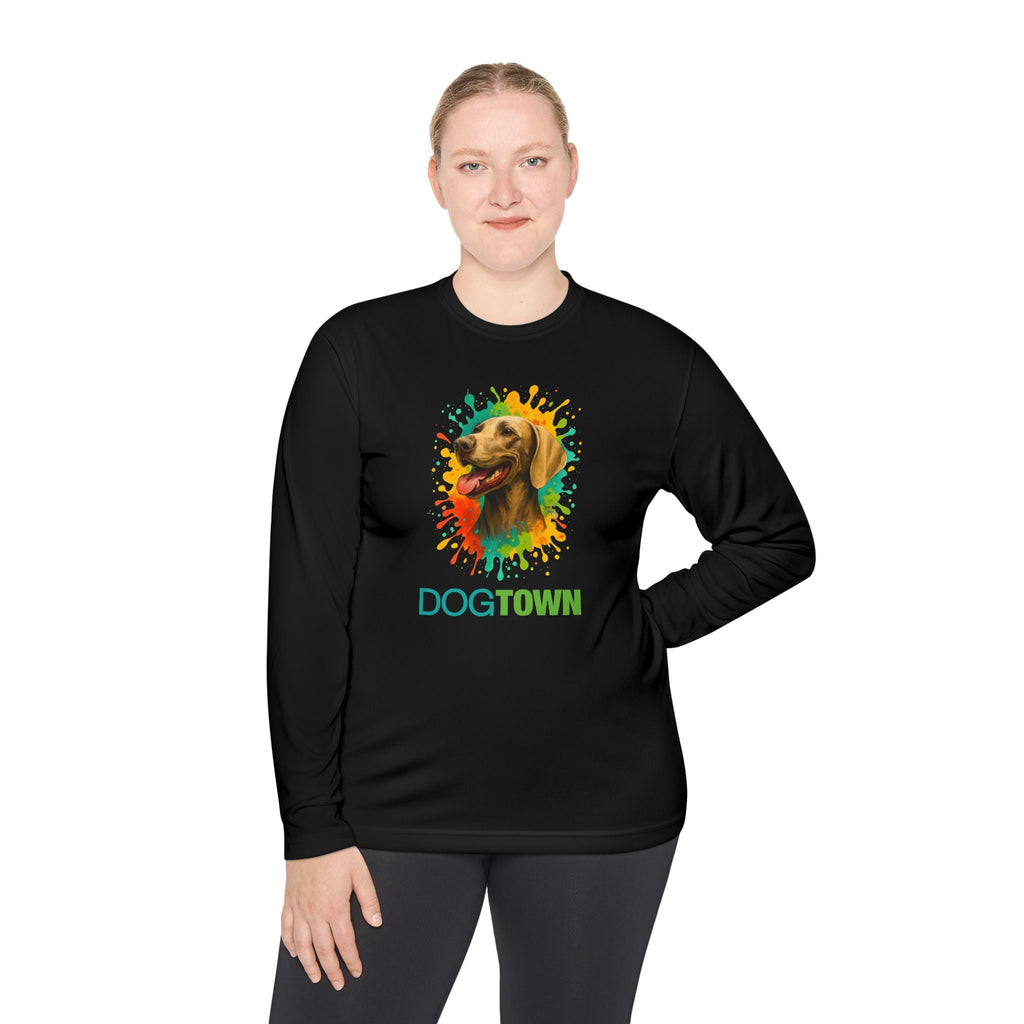 Dogtown Weimaraner Dog Breed Sport Long Sleeve T-Shirt