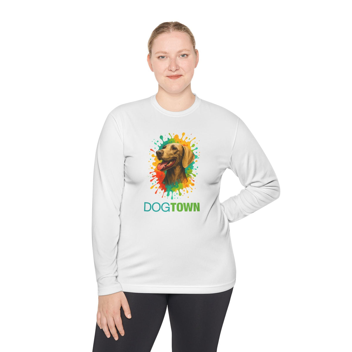 Dogtown Weimaraner Dog Breed Sport Long Sleeve T-Shirt