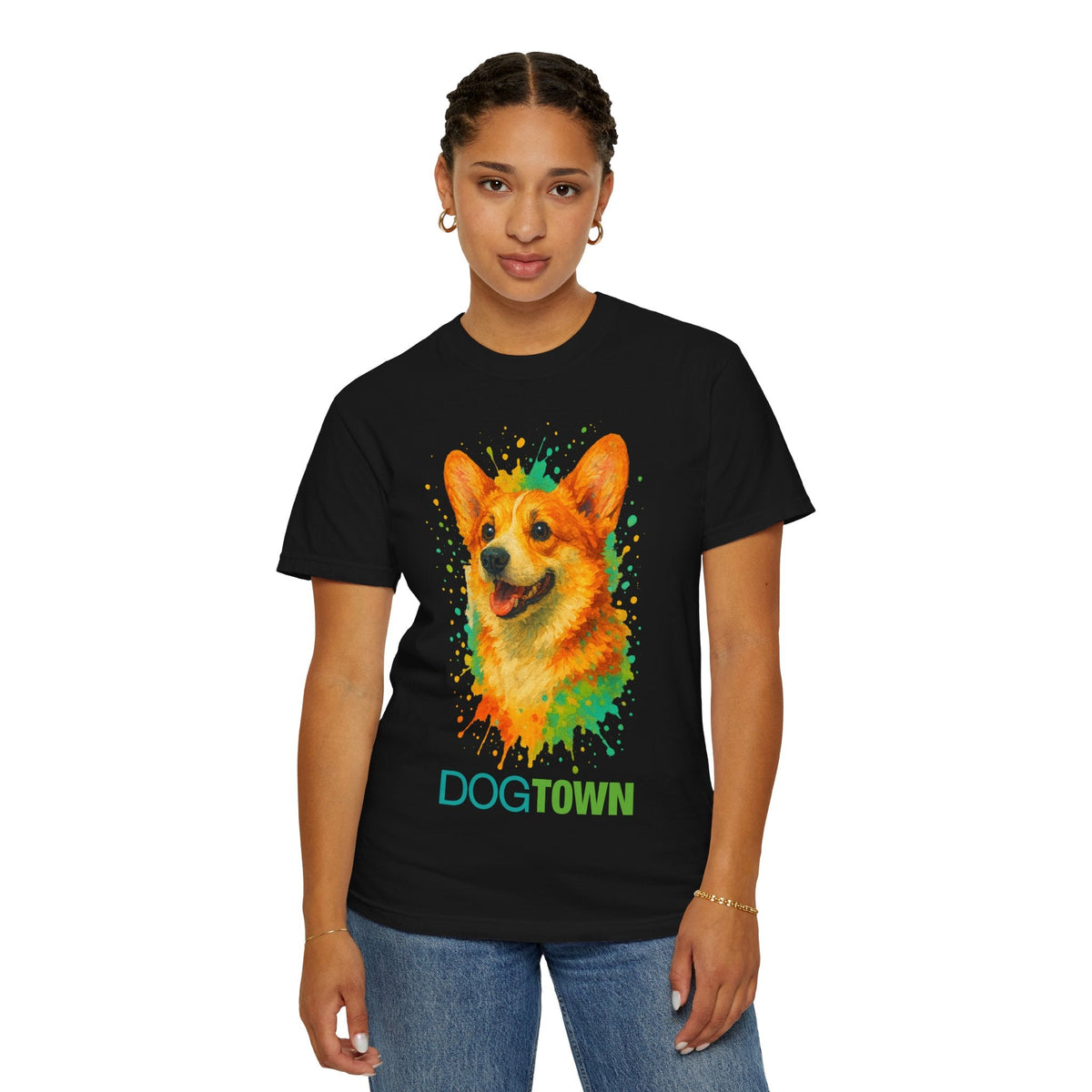 Dogtown Unisex Breed Collection Corgi Graphic T-Shirt