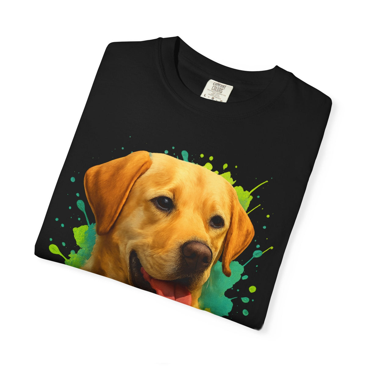 Dogtown Yellow Lab Portrait Graphic T-Shirt