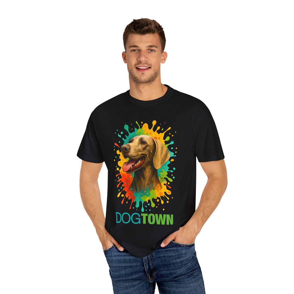 Dogtown Weimaraner Dog Breed Sport T-Shirt