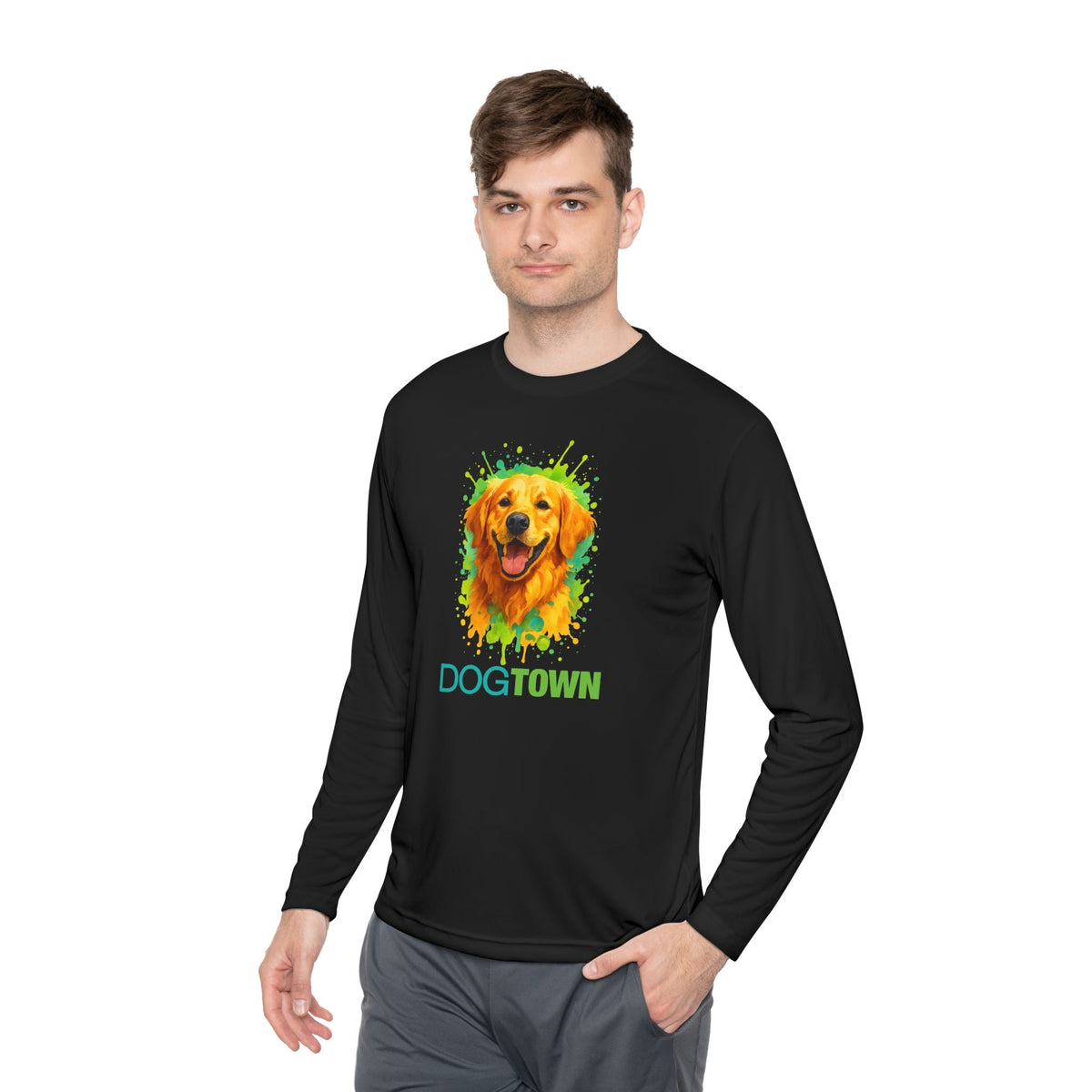 Dogtown Gear Golden Retriever Sport Long Sleeve Tee