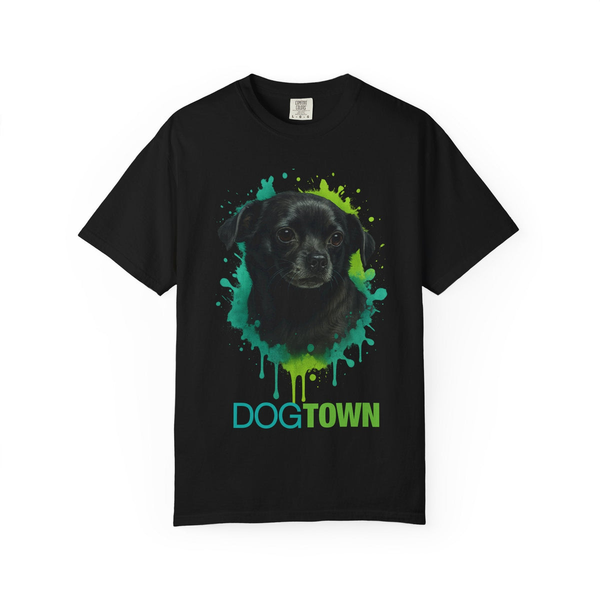 Dogtown Chihuahua Portrait Graphic T-Shirt