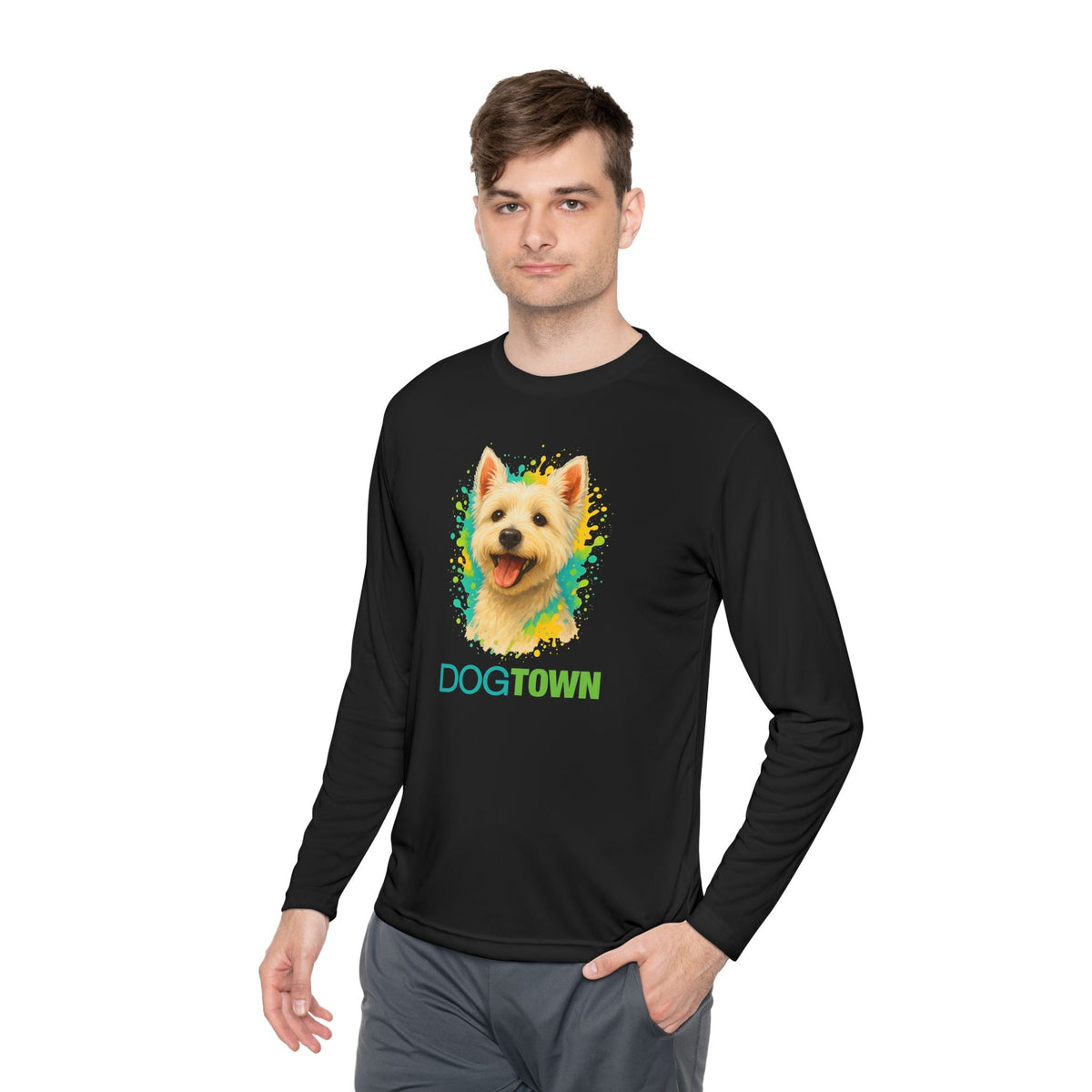 Unisex Westie Sport Long Sleeve Tee