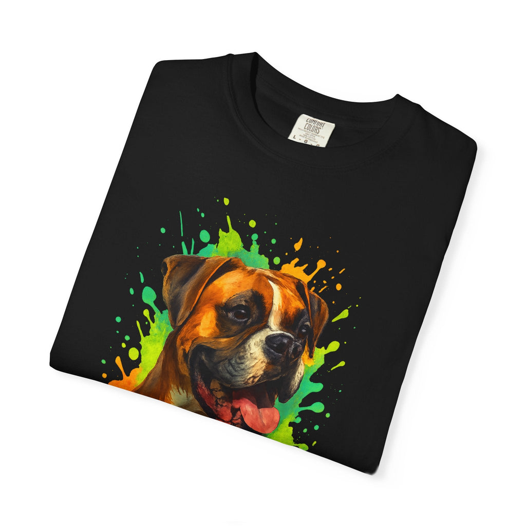 Dogtown Gear Unisex Boxer Dog Graphic T-Shirt
