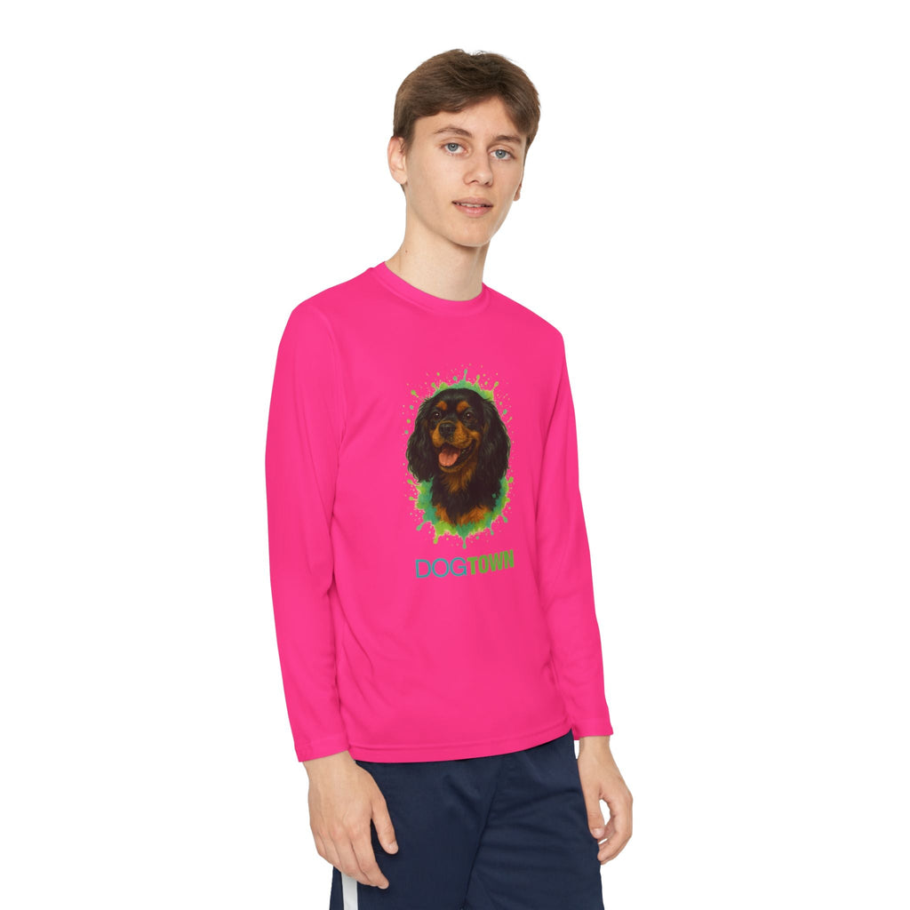 Kids Cavalier King Charles Spaniel Long Sleeve Tee