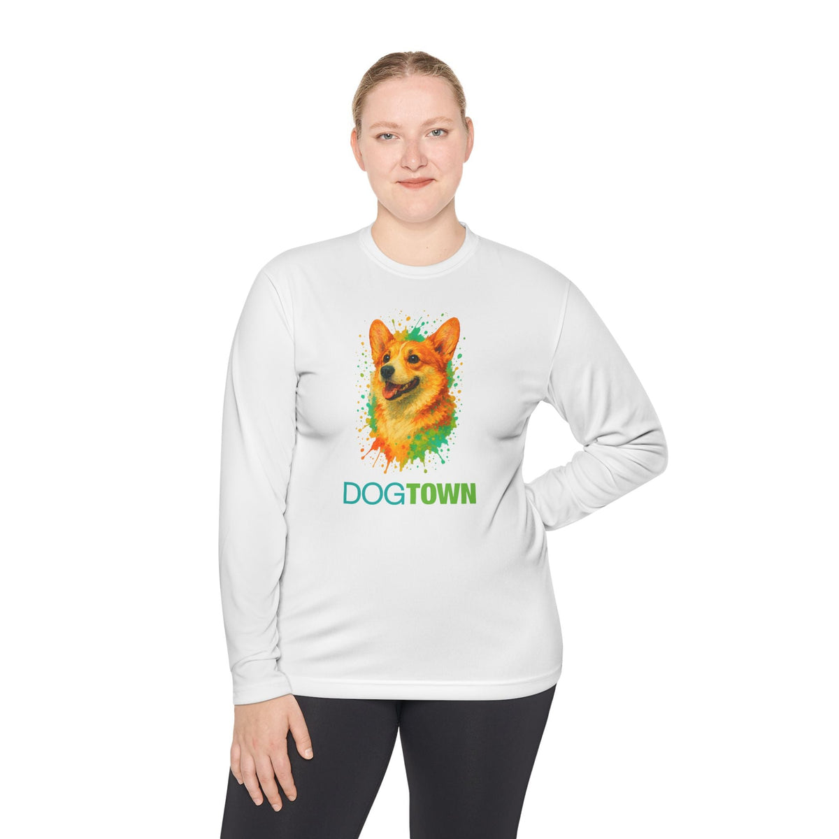 Unisex Corgi Sport Long Sleeve Tee