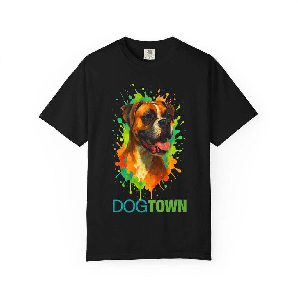 Dogtown Gear Unisex Boxer Dog Graphic T-Shirt