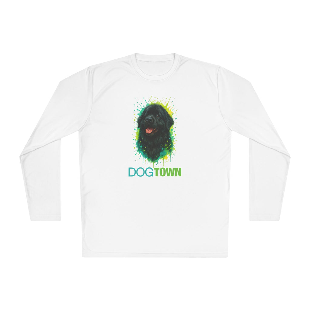 Dogtown Newfie Dog Breed Sport Long Sleeve T-Shirt