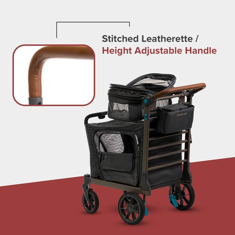 Dogtown Gear Foldable Pet Cart Stroller Charcoal