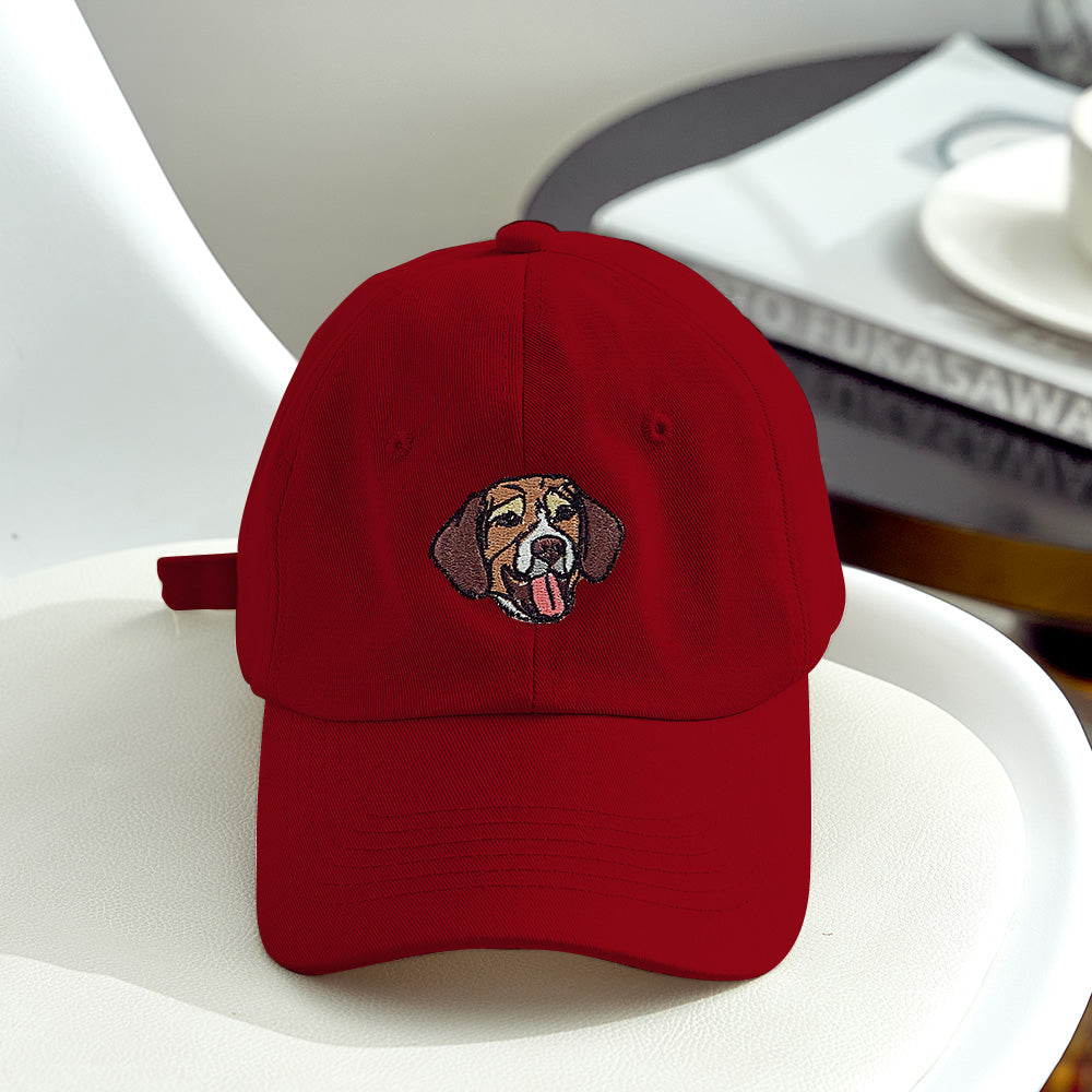 Custom Embroidered Pet Photo Personalized Hat