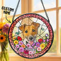 Personalized Pet Keepsake Memorial Stained Glass Suncatcher