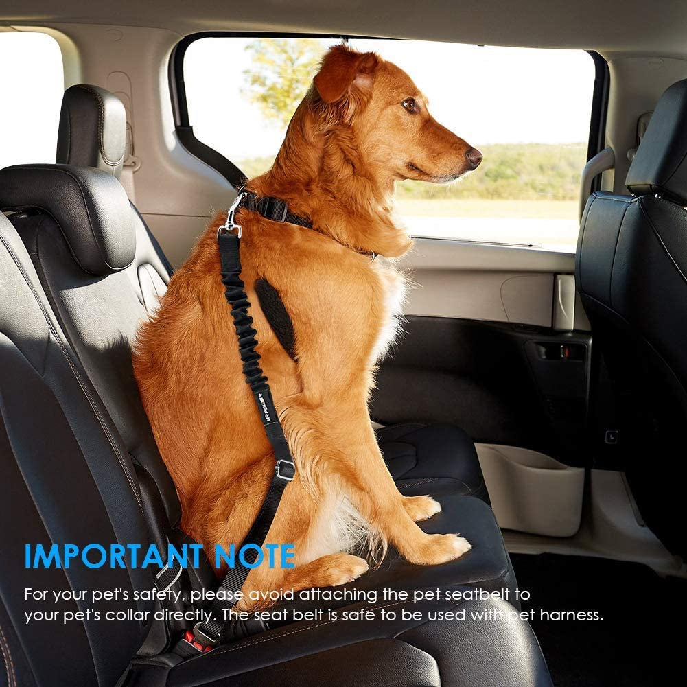 URPOWER Adjustable Dog Car Seat Belt 2 Pack
