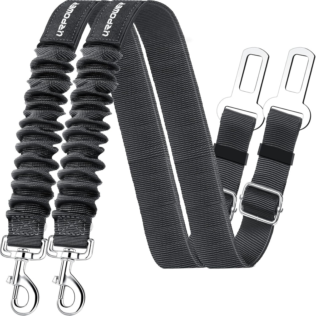 URPOWER Adjustable Dog Car Seat Belt 2 Pack