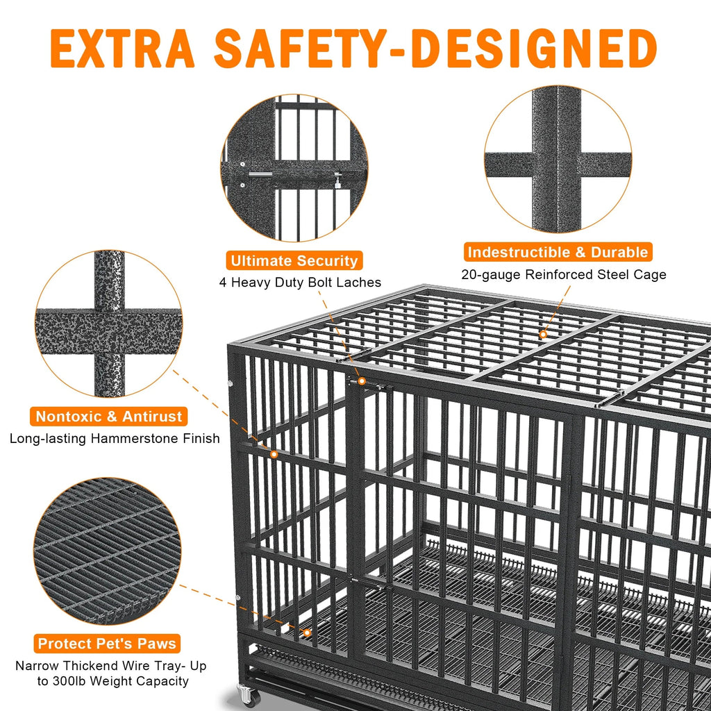 Heavy Duty Dog Crate for Large Dog